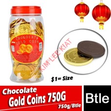 S.BUY-Chocolate, Gold Coin ($1/= size) 750g