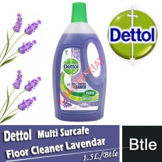 Cleanser - Floor, DETTOL 4-IN-1 Multi Action Floor Cleaner1.5L (LAVENDER)