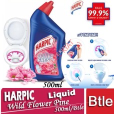 Toilet,HARPIC Liquid-(Pink)500ml-Wild Flower Pine