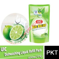 Dishwash Liquid, UIC (Refill) 600ml (Lime)