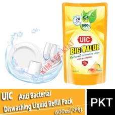 Refill UIC Anti Bacterial Diswashing Liquid 600ml
