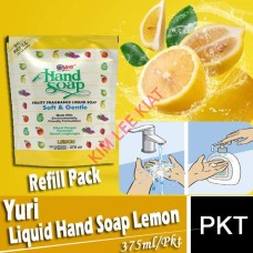 Hand Soap-Liquid-Yuri REFILL 375ml Lemon