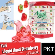 Hand Soap-Liquid, ,Yuri REFILL 375ml Strawberry