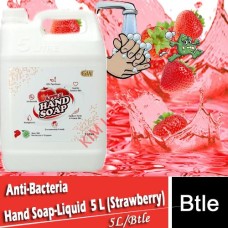 Hand Soap-Liquid, Anti-Bacterial 5 L (Strawberry)