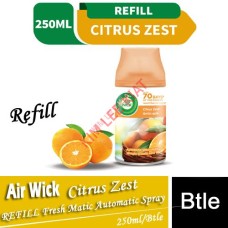 (REFILL-Citrus), AIR WICK Fresh Matic Automatic Spray 250ml