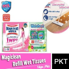 Refill Kao Magiclean Wet Tissues (16's)
