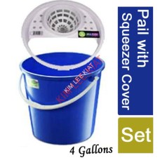 Pail with Squeezer Cover, (4 gallons)