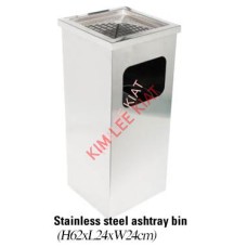 Dustbin -Stainless Steel Ashtray Bin (281-9425MT) H62 X L24 X D24 CM