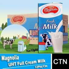 Milk UHT-Full Cream, MAGNOLIA 1Lx12's
