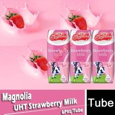 Milk UHT-Strawberry, MAGNOLIA 6's