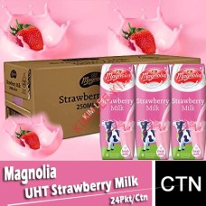 Milk UHT-Strawberry, MAGNOLIA (24's/ctn)