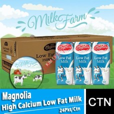 Milk UHT Low Fat, MAGNOLIA (250ml)(24's/ctn)