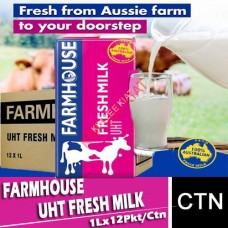 Milk UHT-Full Cream, FARMHOUSE 1L (12's/ctn)