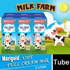 Milk UHT- M'sia Dairy MariGOLD  Full Cream (6's)