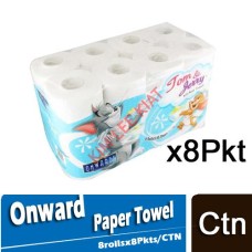 Onward Paper Towel, (8rolls x 8Pkts ) CTN