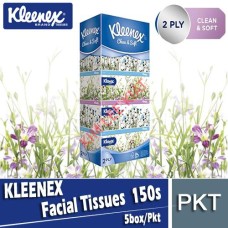 Tissues Facial, KLEENEX (150'sx5boxes)