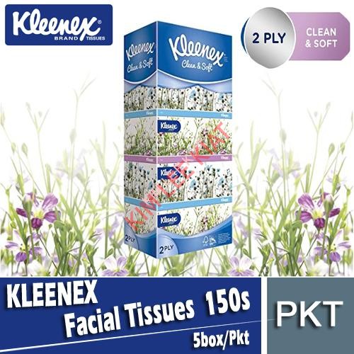 Tissues Facial, KLEENEX (150'sx5boxes) Tissues Facial, KLEENEX (150'sx5boxes)