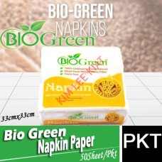 P52A-Bio Green Nakin Paper (50 Sheets)2 Ply (33 cm x 33 cm)