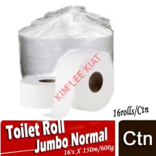 Toilet Roll- Jumbo Normal (CTN-16's X 150m/600g)