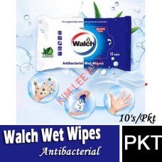 Walch Wet Wipes (10's) Antibacterial