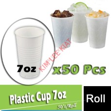 Plastic Cup, (7oz)  50's
