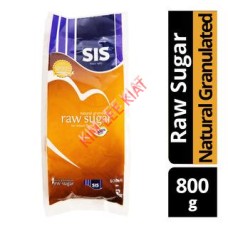 Sugar, SIS Raw 800g Sugar, SIS Raw 800g