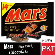 Chocolate, MARS Fun Pack 224g- 14's