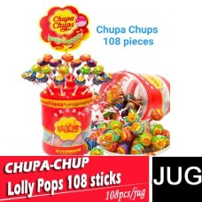Sweet (Lollipops), Chupa Chups (Fruit) 58 pcs/jug  (Fruits Flavour)                                                                                                
