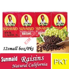 Raisins, SUN-MAID RAISINS 14g x 12's