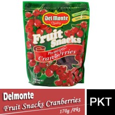 Delmonte Fruit Snacks Cranberries 170g