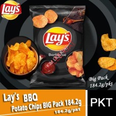 Potato Chip, LAY's (BIG) 170g - BBQ (Big Size)