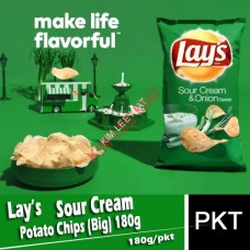  Potato Chip, LAY's (BIG) 170g - Sour Cream & Onion (Big Size)