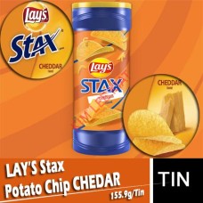 -Potato Chip, LAY's Stax (Tin) 135g - Cheese