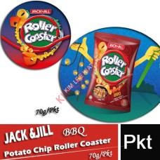 POTATO CHIP, JACK & JILL ROLLER COASTER(BBQ) 70g