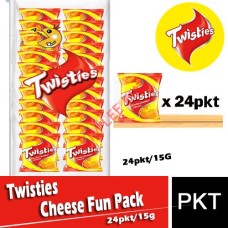 Snacks TWISTIES Fun Pac (24 pktX15g) Cheese