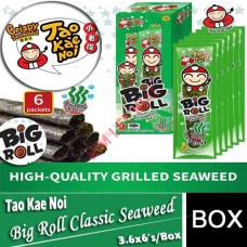 Tao Kae Noi Big Roll Classic Seaweed 3.6g x 6s 21.6g