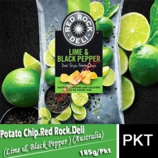 Potato Chip.Red.Rock.Deli(Lime & Black Pepper)185g(Australia)