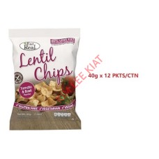 S.Order-Lentil Chips, EAT REALTomato & Basil Chips 40g x 12 pkts/CTN S.Order-Lentil Chips, EAT REALTomato & Basil Chips 40g x 12 pkts/CTN