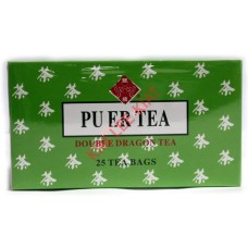 Chinese Tea, DOUBLE DRAGON Pu Erh, 25's-SMALL box