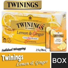 TWININGS, Lemon & Ginger Tea 25's