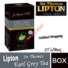 LIPTON SIR THOMAS EARL GREY TEA (25'S) ENVELOPE