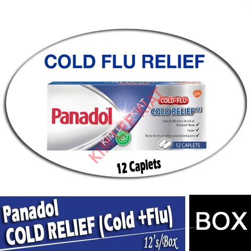 Panadol COLD RELIEF 12 Caplets (Cold +Flu)