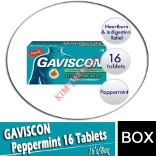 GAVISCON Peppermint 16 Tablets