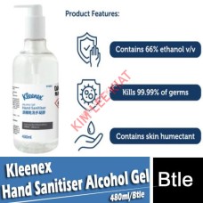 Hand Sanitizer Alcohol Gel,Kleenex 480ml