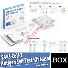SARS-CoV-2 Antigen Self Test Kit Nasal (5 Sets) (From Korea)