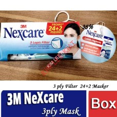 3M Nexcare Mask (24's +2's x 3 ply) 3M Nexcare Mask (24's +2's x 3 ply)