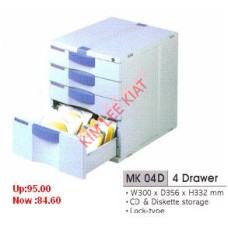 Sysmax File Cabinet w/lock 4 Drawer MK04D