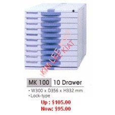 Sysmax File Cabinet w/lock 10 Drawer Mk-100