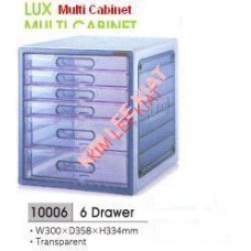 Lux Multi Cabinet 6 Drawer 10006