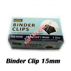 Binder Clip (15mm) 12's (SQ0105)